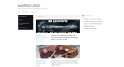 Desktop Screenshot of mauricioluque.com