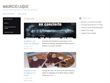 Tablet Screenshot of mauricioluque.com